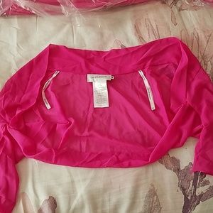 David's Bridal size 26 begonia shrug